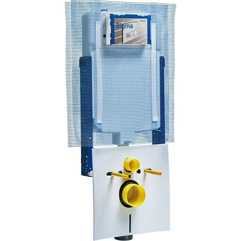 Geberit Combifix Sigma8 modulo con cassetta di scarico per installazione WC sospesi (1/2)