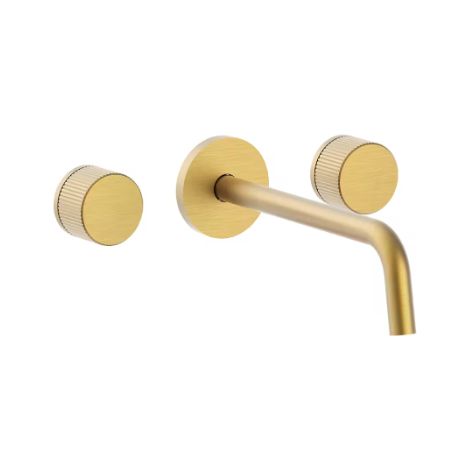 3-Loch-Waschtisch-Unterputzarmatur mit Auslauf 245 mm, Honey Gold gebürstet Paffoni Serie Jo JO008HGSP Messing - Honey Gold Spazzolato (1/2)