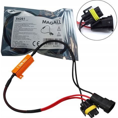 Resistenza Canbus H11 8 OHM 50W 12V - Adattatore LED Plug&Play Magall (1/5)