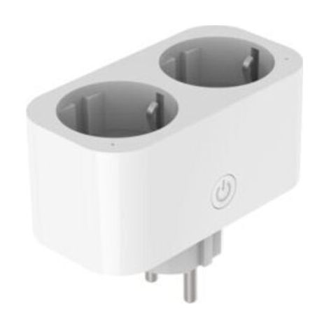 Prise connectée WiFi à commande vocale conforme aux normes européennes - avec fonction de suivi de la consommation d'énergie (1/5)