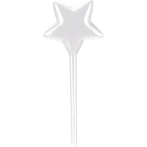 Varilla de riego automática, PVC transparente, 25 x 10 cm, 31 g – 1 unidad, ideal para plantas de interior y jardines. (1/5)