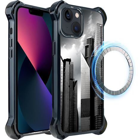 iPhone 13 ibizu DropGuard Ultra Hülle mit MagSafe, Noir City, Manhattan (1/5)