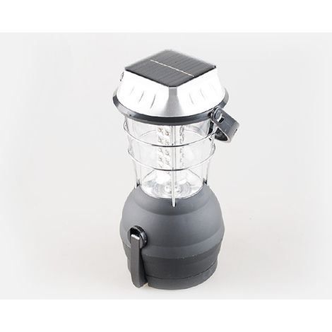 AIDUCHO Lampe Solaire Camping Rechargeable,Lampe Torche Pour Eclairage Extéieur,Lanterne Camping,5 Méthodes De Charge,Pour Camping,Excursions, Secours, Pêche, Cave (1/3)