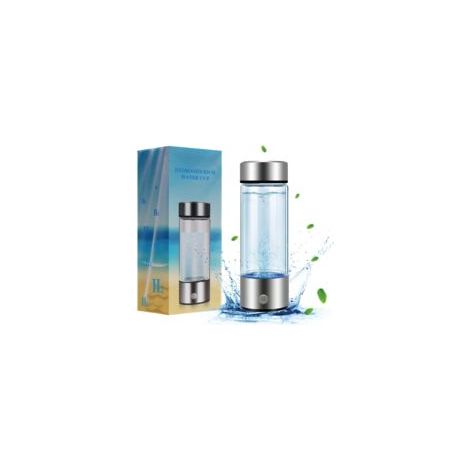Bouteille à Eau Hydrogène, Bouteille d'eau Portable pour Hydrogène, 420 ML Bouteille d'eau d'hydrogène, Chargement USB Portable pour la Maison, le Bureau et les Voyages (1/5)