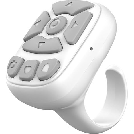 Bague De Défilement - Bluetooth - Pour Applications De Réseaux Sociaux - Compatible Avec Smartphone - 1 Pièce (1/5)