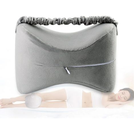 Oreiller orthopédique pour genoux, soulageant la sciatique, les douleurs aux jambes et les douleurs de grossesse - Oreiller en mousse à mémoire de forme pour les personnes dormant sur le côté, avec ho (1/3)