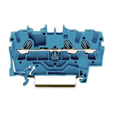 Borne de passage WAGO 2002-1304 5.20 mm ressort de traction Affectation: N bleu 1 pc(s) D27819 (1/2)