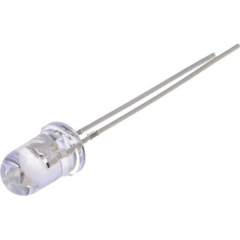Diodo LED Bianco 5mm 12v 5800mcd 30º Trasparente Osw5dk5a32a-cr14