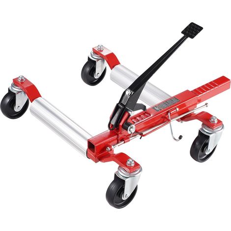 Chariot à roulettes 680 kg, cric robuste avec roues rotatives 360°, idéal pour la réparation et le déplacement de voitures, lot de 2. (1/5)