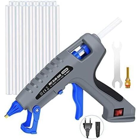 Pistolet à Colle Chaude Pistolet en silicon de 200 W, avec 15 pièces de 19 cm de contrôle de température automatique industriel de bâton de colle (1/5)