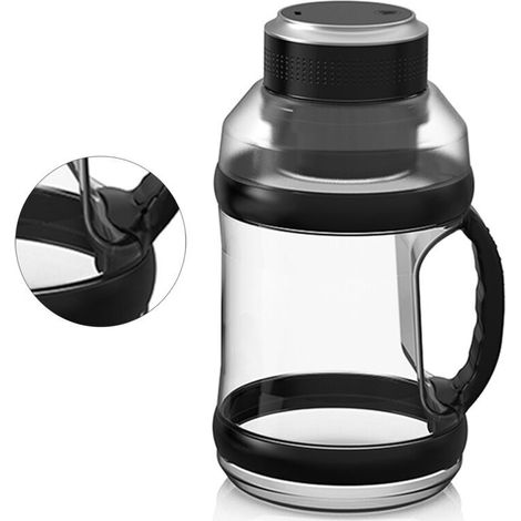 6-Klingen-Standmixer, USB-aufladbar, für unterwegs Säfte, Milchshakes und Smoothies, BPA-frei, Schwarz