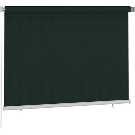 Maison Exclusive - Tenda a Rullo per Esterni 205(L)x140(A) cm Verde scuro HDPE (1/5)