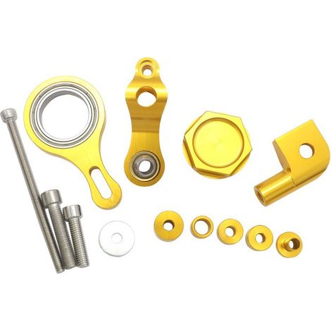 Pièces de modification pour moto : amortisseur de direction Yamaha YZF R6 R1, règle en titane (1/4)