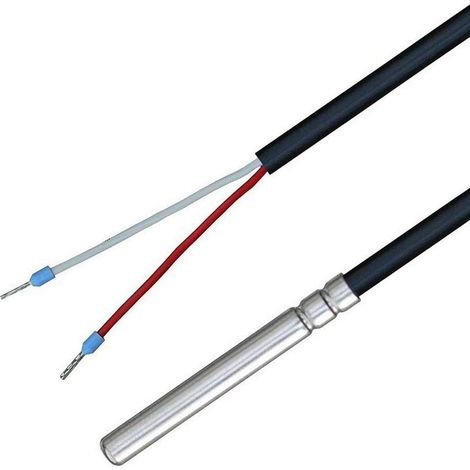 iOVEO 035HP41205 - KTY81-110 - Sonda di temperatura con cavo in PVC fino a 105°C, sensore di temperatura, sonde, riscaldamento, 5 metri (1/3)