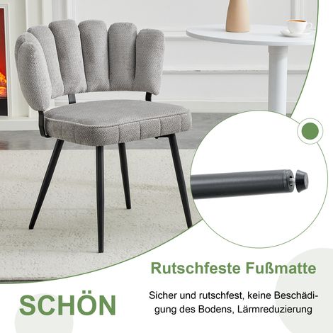 Ensemble table et chaises rondes, table à manger Ø107 cm aspect noyer avec double niveau de rangement + 2 chaises de salle à manger grises en tissu à dossier fleuri texturé, parfait pour petits espace (1/5)