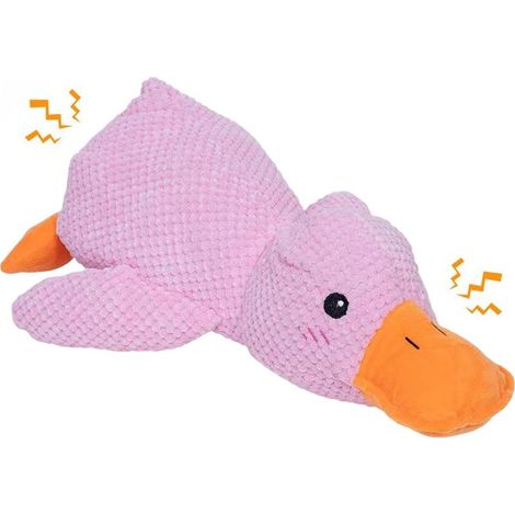 Ce canard en peluche est conçu pour apaiser les chiens. Fabriqué en peluche résistante et durable, il offre un soutien émotionnel aux chiens et convient aussi bien à l'intérieur qu'à l'extérieur. (1/5)