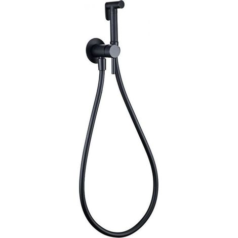 Grifo de bidet empotrado ORANI redondo negro mate (1/6)