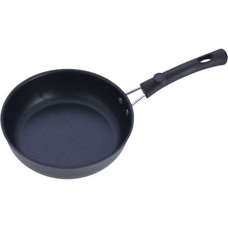 Poêle Antiadhésive - Fonte - Pour Omelettes Crêpes Œufs - Compatible Induction Gaz Électrique - 12 cm (1/5)