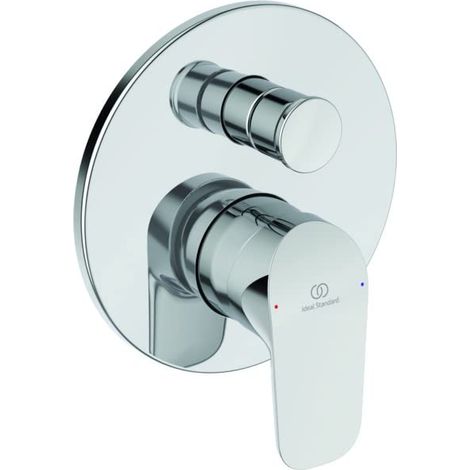 Ideal Standard - Ceraflex, Miscelatore per vasca o doccia ad incasso, Due vie, Parti esterne, Cromato (1/3)