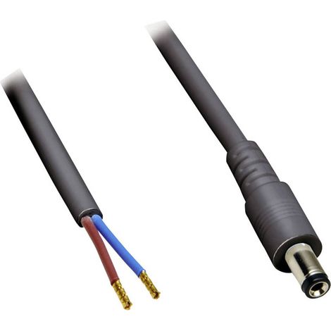 BKL Electronic 075178 Cavo per bassa tensione Spina a bassa tensione - Estremità aperta 5.50 mm 2.50 mm 30.00 cm 1 pz. (1/2)
