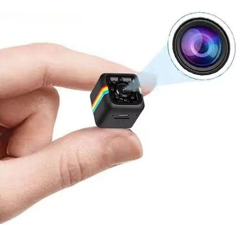 Mini caméra de sécurité sans fil 1080p - Caméra Wi-Fi avec détection de mouvement, vision nocturne, alertes de sécurité intérieures et extérieures, pour la maison et le jardin (1/5)