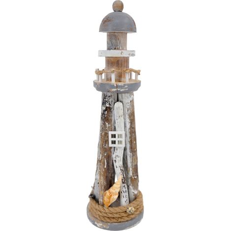 Statuina del faro in MDF - Stile nautico - Decorazione costiera