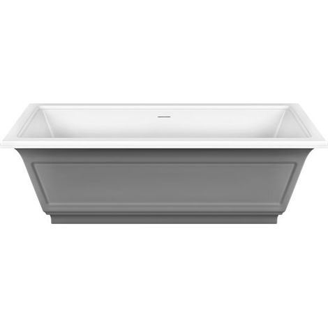 Gessi baignoire Eleganza, Cristalplant (blanc mat), RAL9005,