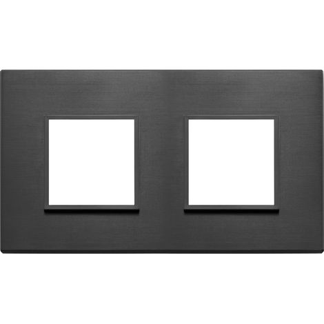 VIMAR - 21643.18 Plaque 4M (2+2) int71 noir total