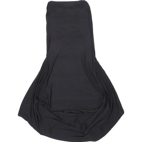 1 Stück schwarze Stuhlhussen