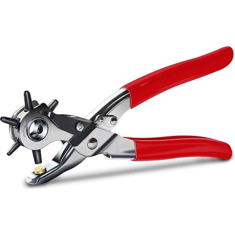Perforatrice per cuoio per cinture, cinturini per orologi, collari per cani, selle, scarpe e progetti fai da te. (1/5)