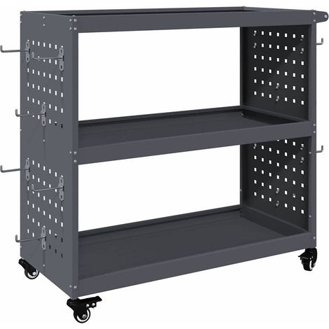 Maison Exclusive - Werkzeugwagen Anthrazit 75 x 35 x 73 cm Kaltge