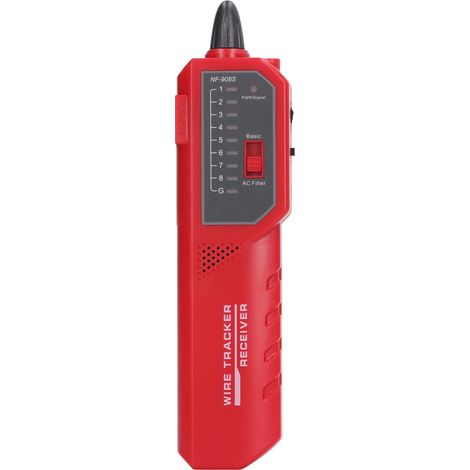 Testeur de câble optique rouge 850nm-1625nm, détecteur de fibre optique avec mesure de puissance optique et localisation de câbles (1/5)