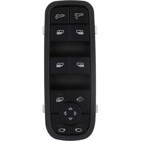 Interrupteur de lève-vitre électrique avant gauche pour Porsche Cayenne, Macan et 911 (2010-2023) - Référence : 971959858J (1/5)