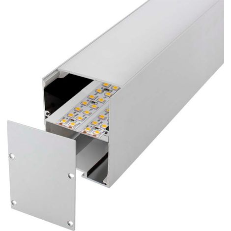 Perfil de Aluminio Orus 12V/24V/220V 2 metros  Opal   IluminaShop
