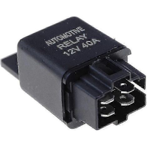 Compatible avec les relais automobiles 12V 40A, relais d'alarme SPST à 4 broches avec support de relais. (1/5)
