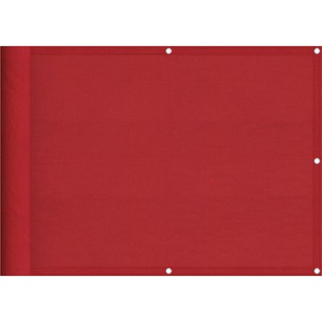 Maison Exclusive - Balkon-Sichtschutz Rot 75x700 cm 100 % Polyest