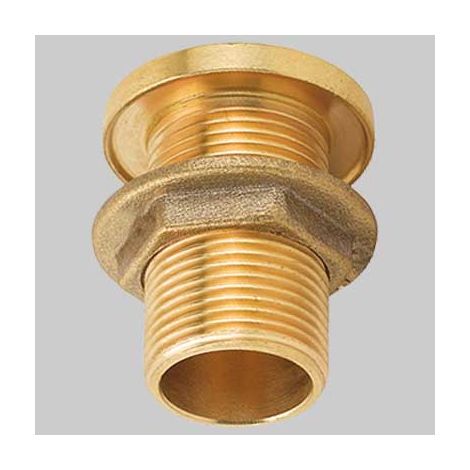 RACCORDO PER CASSONE IN OTTONE  1 Fil. Int. 3/4     MADE IN ITALY