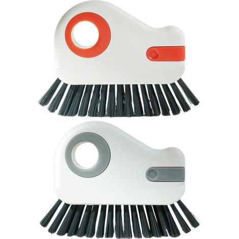 Brosse de nettoyage pour rainures fenêtres, lot 2, en plastique (1/5)