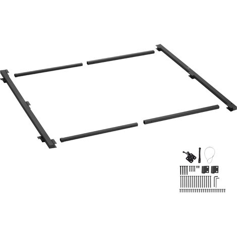 Mophorn-Torbausatz – passend für 36 bis 60 Zoll breite Öffnungen. Bauen Sie Zäune mit einer Höhe von 6 bis 7 Fuß. Ein verstellbarer Torbausatz mit durchhangsicherem Torrahmen