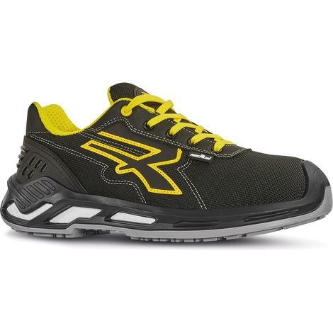 Scarpe antinfortunistiche basse U-Power Krug S3 SRC CI ESD-35Negro / amarillo - 35