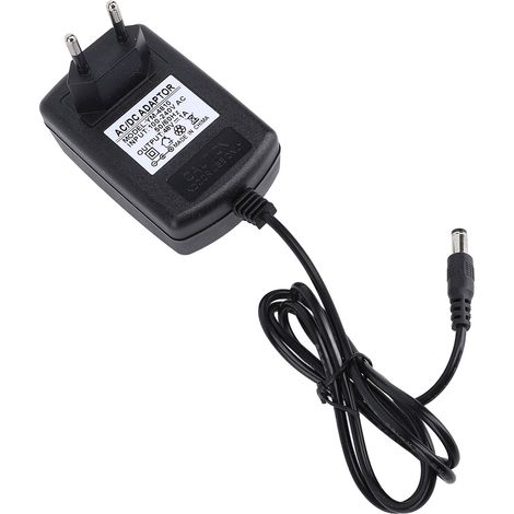 Adaptateur secteur 48 V 1 A, câble haute sécurité 5,5 x 2,5 mm, 94 cm (37 pouces), entrée CA, sortie CC. Chargeur pour panneaux d'affichage LED, écrans LED, consoles de jeux, téléphones. Prise europée (1/5)