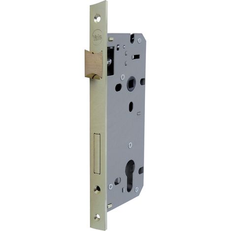 SERRATURA DA INFILARE PER PORTA LEGNO ART. Y52X E40 b.quadro -controp.ottone lucido  - YALE