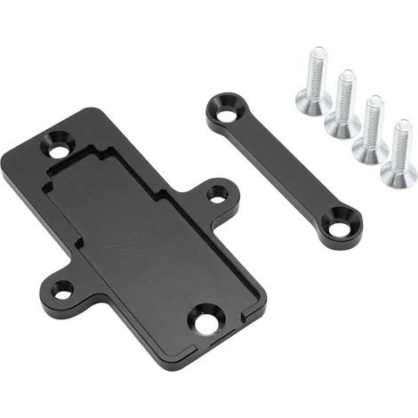 Staffa di montaggio in lega di alluminio per sensore di livello carburante per modelli Continental e FlexFuel, compatibile con AEM, VDO, NTK, 93,7 x 70 x 38 mm (1/5)