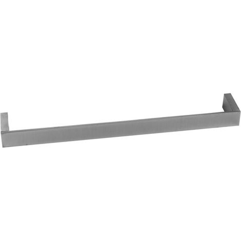 GESSI Badetuchhalter RETTANGOLO 450mm PVD Metall Schwarz gebürstet