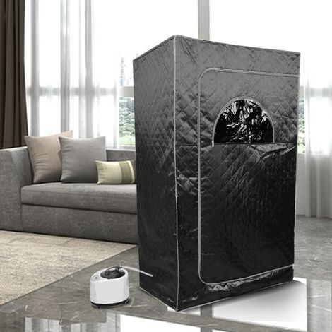 Sauna Da Casa,Sauna Portatile A Vapore SPA,1000w,nero (1/5)