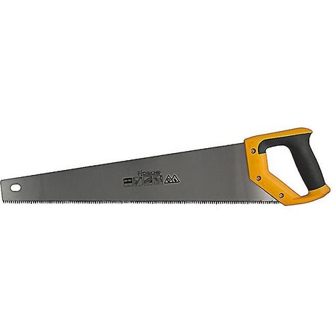 HOTECHE serrucho carpintero mango cerrado 20 pulgadas , Serrucho con mango cerrado para carpintería y bricolaje. 340105. Indicado para corte de maderas, aglomerado, contrachapados,