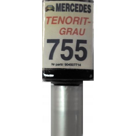 Reparación de arañazos en la pintura del Mercedes 755 gris tenorit, 10 ml arasystem (1/5)