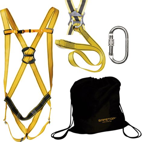 Arnés Elbrus 80704/51+Eslinga+Mosquetón+Bolsa Safetop (1/7)