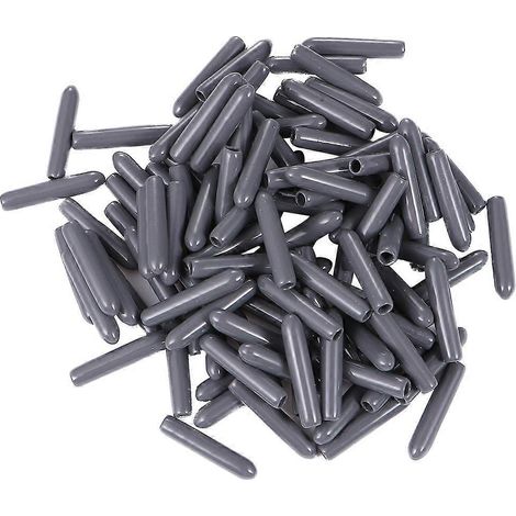 100 embouts pour picots de panier de lave-vaisselle, capuchons de réparation pour picots de panier de lave-vaisselle-2.5X0.5X0.5CM (1/3)