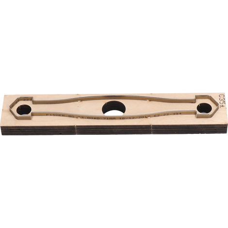 Wiederverwendbare Lederstanzform zum Selbermachen, handgefertigt, mit extra dicker Holzbasis für DIY-Bastelarbeiten (1/5)